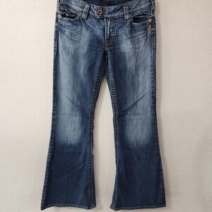 Silver Jeans Women's Flare Wide Leg Jeans - Blue